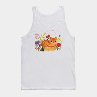 Cat in Box Tank Top